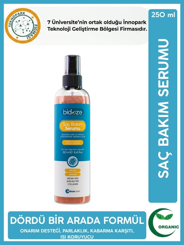 Bidoze Besleyici Onarıcı Yoğun Saç Bakım Serumu 250 ML